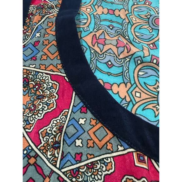 Tolani Women's Dress 100% Silk Printed Size Large (094) - Picture 5 of 11